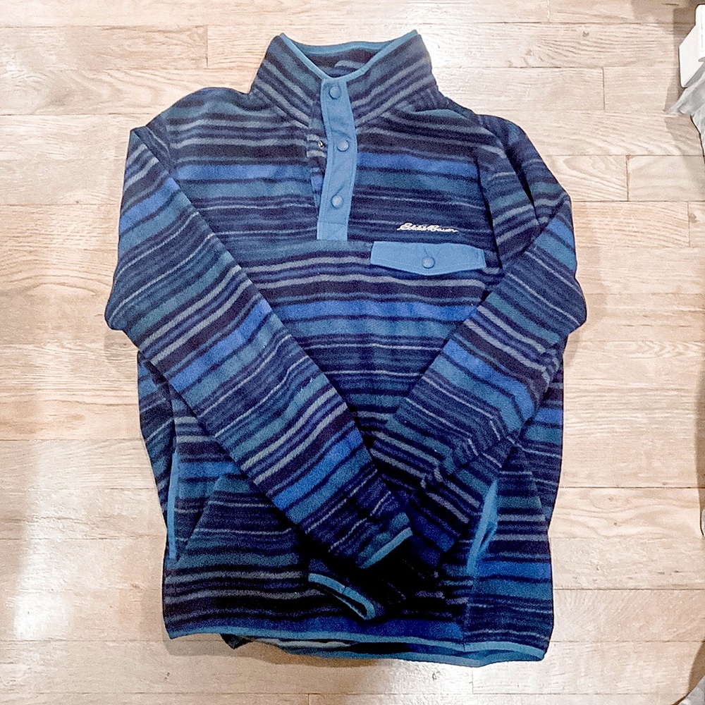 Eddie Bauer Convector Snap Mock pullover